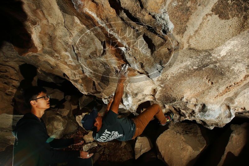 Bouldering in Hueco Tanks on 11/04/2018 with Blue Lizard Climbing and Yoga

Filename: SRM_20181104_1254170.jpg
Aperture: f/8.0
Shutter Speed: 1/200
Body: Canon EOS-1D Mark II
Lens: Canon EF 16-35mm f/2.8 L