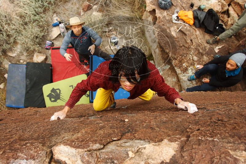 Bouldering in Hueco Tanks on 11/10/2018 with Blue Lizard Climbing and Yoga

Filename: SRM_20181110_1138230.jpg
Aperture: f/5.6
Shutter Speed: 1/400
Body: Canon EOS-1D Mark II
Lens: Canon EF 16-35mm f/2.8 L