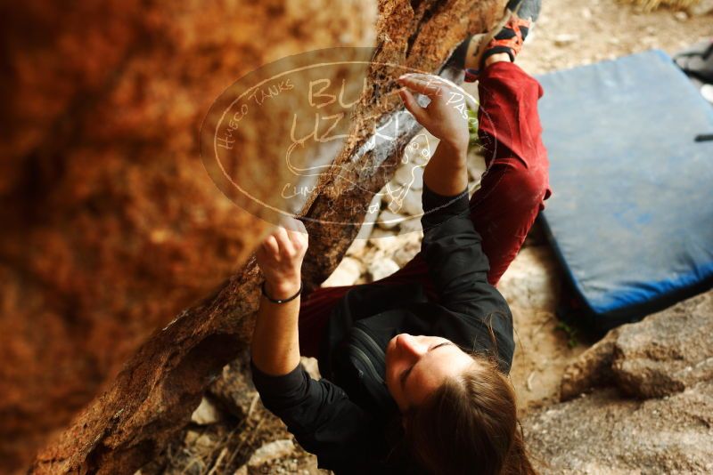 Bouldering in Hueco Tanks on 11/10/2018 with Blue Lizard Climbing and Yoga

Filename: SRM_20181110_1214310.jpg
Aperture: f/3.2
Shutter Speed: 1/250
Body: Canon EOS-1D Mark II
Lens: Canon EF 50mm f/1.8 II