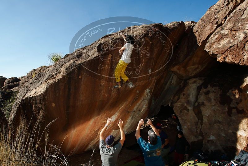 Bouldering in Hueco Tanks on 11/10/2018 with Blue Lizard Climbing and Yoga

Filename: SRM_20181110_1554120.jpg
Aperture: f/9.0
Shutter Speed: 1/250
Body: Canon EOS-1D Mark II
Lens: Canon EF 16-35mm f/2.8 L