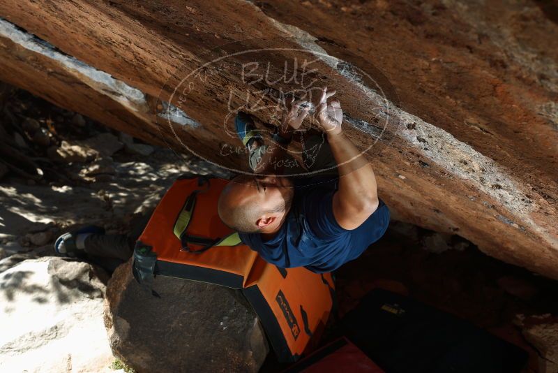 Bouldering in Hueco Tanks on 11/10/2018 with Blue Lizard Climbing and Yoga
Filename: SRM_20181110_1427120.jpg
Aperture: f/5.0
Shutter Speed: 1/200
Body: Canon EOS-1D Mark II
Lens: Canon EF 50mm f/1.8 II