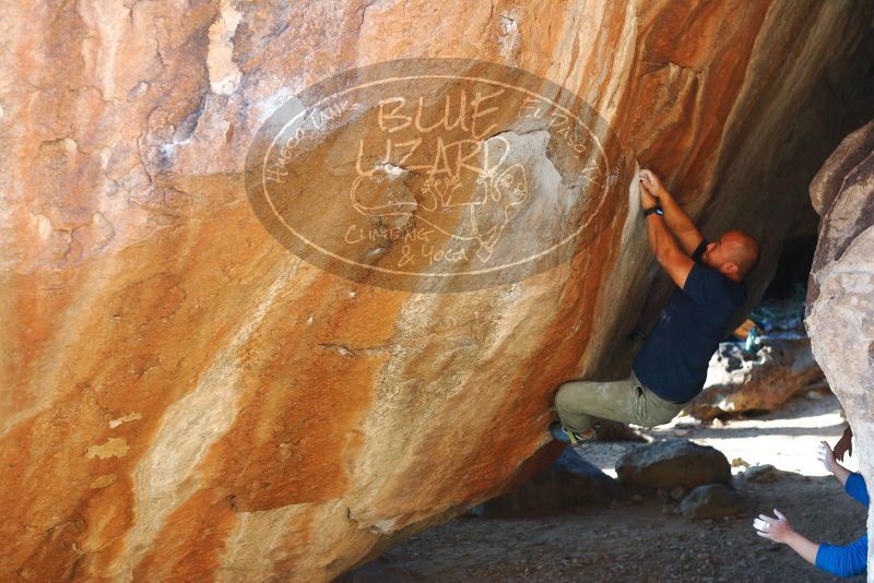 Bouldering in Hueco Tanks on 11/10/2018 with Blue Lizard Climbing and Yoga
Filename: SRM_20181110_1633481.jpg
Aperture: f/3.5
Shutter Speed: 1/320
Body: Canon EOS-1D Mark II
Lens: Canon EF 50mm f/1.8 II