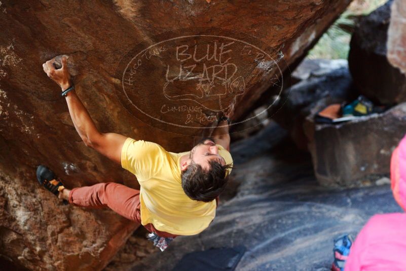 Bouldering in Hueco Tanks on 11/11/2018 with Blue Lizard Climbing and Yoga

Filename: SRM_20181111_1614231.jpg
Aperture: f/2.5
Shutter Speed: 1/250
Body: Canon EOS-1D Mark II
Lens: Canon EF 50mm f/1.8 II