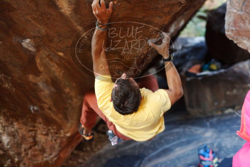 Bouldering in Hueco Tanks on 11/11/2018 with Blue Lizard Climbing and Yoga

Filename: SRM_20181111_1614301.jpg
Aperture: f/2.5
Shutter Speed: 1/250
Body: Canon EOS-1D Mark II
Lens: Canon EF 50mm f/1.8 II