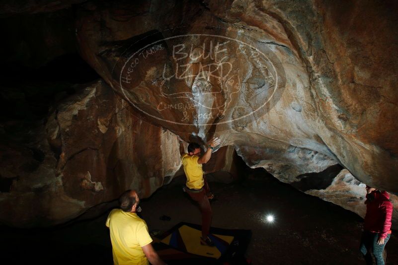 Bouldering in Hueco Tanks on 11/11/2018 with Blue Lizard Climbing and Yoga
Filename: SRM_20181111_1811060.jpg
Aperture: f/8.0
Shutter Speed: 1/250
Body: Canon EOS-1D Mark II
Lens: Canon EF 16-35mm f/2.8 L
