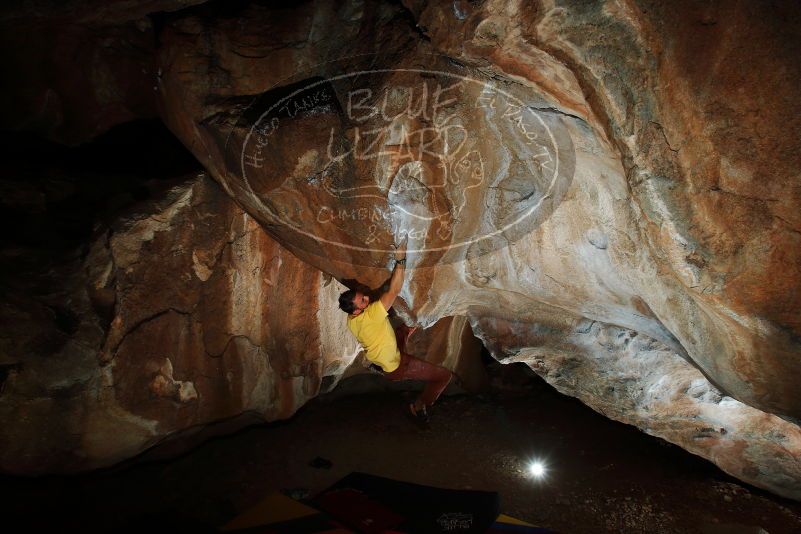 Bouldering in Hueco Tanks on 11/11/2018 with Blue Lizard Climbing and Yoga

Filename: SRM_20181111_1818270.jpg
Aperture: f/8.0
Shutter Speed: 1/250
Body: Canon EOS-1D Mark II
Lens: Canon EF 16-35mm f/2.8 L