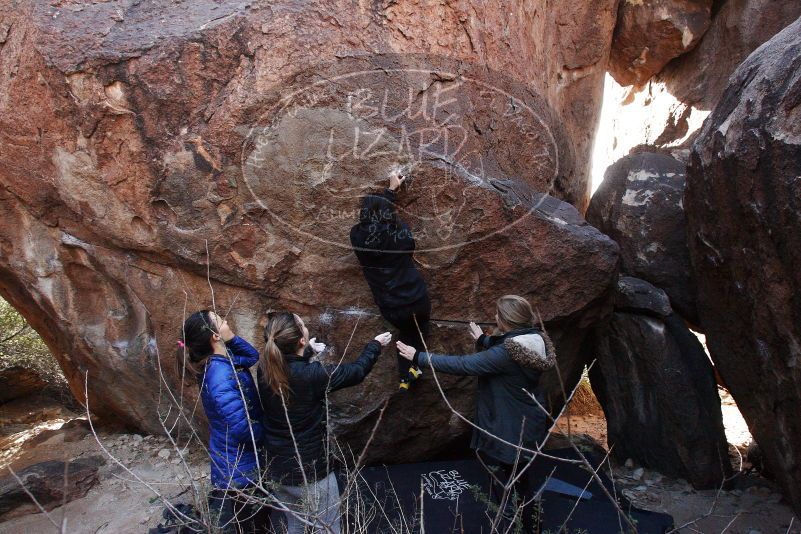 Bouldering in Hueco Tanks on 11/24/2018 with Blue Lizard Climbing and Yoga

Filename: SRM_20181124_1129592.jpg
Aperture: f/8.0
Shutter Speed: 1/250
Body: Canon EOS-1D Mark II
Lens: Canon EF 16-35mm f/2.8 L