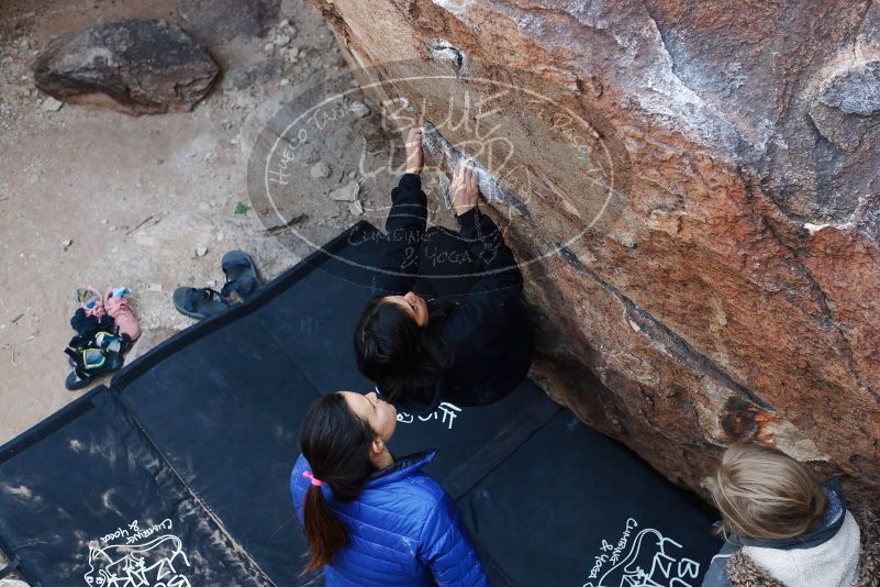 Bouldering in Hueco Tanks on 11/24/2018 with Blue Lizard Climbing and Yoga

Filename: SRM_20181124_1146490.jpg
Aperture: f/4.0
Shutter Speed: 1/250
Body: Canon EOS-1D Mark II
Lens: Canon EF 50mm f/1.8 II