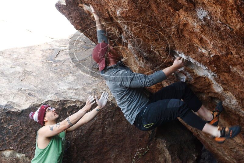 Bouldering in Hueco Tanks on 11/24/2018 with Blue Lizard Climbing and Yoga

Filename: SRM_20181124_1255100.jpg
Aperture: f/5.6
Shutter Speed: 1/250
Body: Canon EOS-1D Mark II
Lens: Canon EF 50mm f/1.8 II