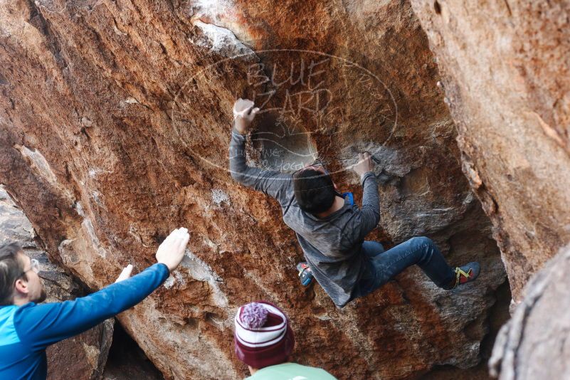 Bouldering in Hueco Tanks on 11/24/2018 with Blue Lizard Climbing and Yoga
Filename: SRM_20181124_1255590.jpg
Aperture: f/5.0
Shutter Speed: 1/250
Body: Canon EOS-1D Mark II
Lens: Canon EF 50mm f/1.8 II