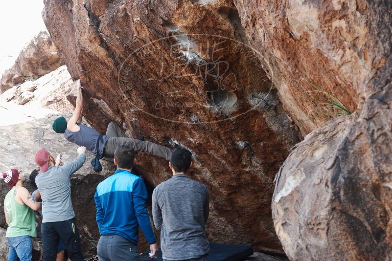 Bouldering in Hueco Tanks on 11/24/2018 with Blue Lizard Climbing and Yoga

Filename: SRM_20181124_1258390.jpg
Aperture: f/5.0
Shutter Speed: 1/250
Body: Canon EOS-1D Mark II
Lens: Canon EF 50mm f/1.8 II