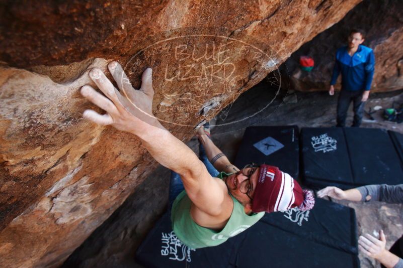 Bouldering in Hueco Tanks on 11/24/2018 with Blue Lizard Climbing and Yoga

Filename: SRM_20181124_1303201.jpg
Aperture: f/5.6
Shutter Speed: 1/250
Body: Canon EOS-1D Mark II
Lens: Canon EF 16-35mm f/2.8 L