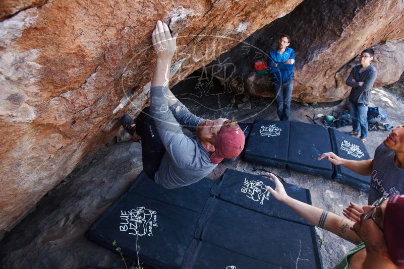 Bouldering in Hueco Tanks on 11/24/2018 with Blue Lizard Climbing and Yoga

Filename: SRM_20181124_1306481.jpg
Aperture: f/4.5
Shutter Speed: 1/250
Body: Canon EOS-1D Mark II
Lens: Canon EF 16-35mm f/2.8 L
