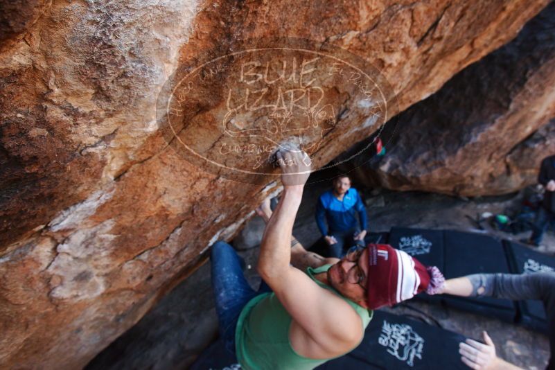 Bouldering in Hueco Tanks on 11/24/2018 with Blue Lizard Climbing and Yoga

Filename: SRM_20181124_1307430.jpg
Aperture: f/5.6
Shutter Speed: 1/250
Body: Canon EOS-1D Mark II
Lens: Canon EF 16-35mm f/2.8 L