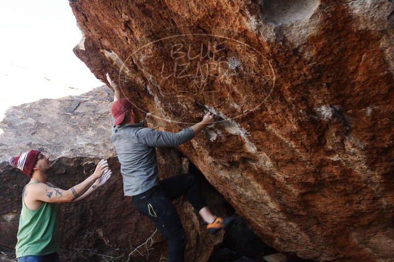 Bouldering in Hueco Tanks on 11/24/2018 with Blue Lizard Climbing and Yoga

Filename: SRM_20181124_1320292.jpg
Aperture: f/7.1
Shutter Speed: 1/250
Body: Canon EOS-1D Mark II
Lens: Canon EF 16-35mm f/2.8 L