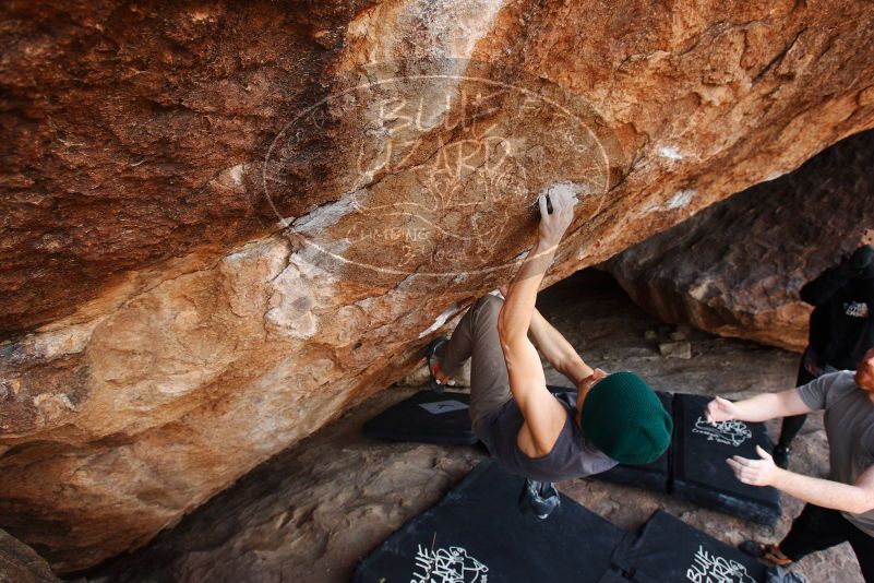 Bouldering in Hueco Tanks on 11/24/2018 with Blue Lizard Climbing and Yoga
Filename: SRM_20181124_1341220.jpg
Aperture: f/5.6
Shutter Speed: 1/320
Body: Canon EOS-1D Mark II
Lens: Canon EF 16-35mm f/2.8 L