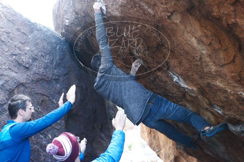 Bouldering in Hueco Tanks on 11/24/2018 with Blue Lizard Climbing and Yoga

Filename: SRM_20181124_1602300.jpg
Aperture: f/4.0
Shutter Speed: 1/250
Body: Canon EOS-1D Mark II
Lens: Canon EF 50mm f/1.8 II