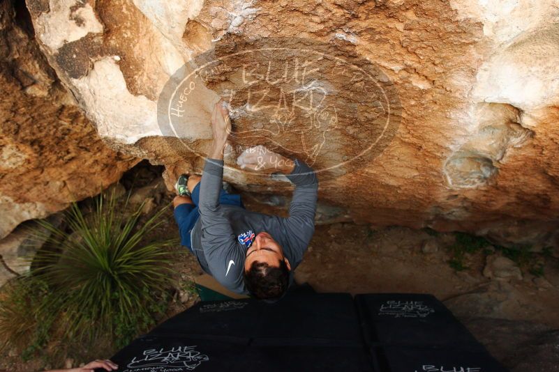Bouldering in Hueco Tanks on 11/24/2018 with Blue Lizard Climbing and Yoga

Filename: SRM_20181124_1739090.jpg
Aperture: f/5.0
Shutter Speed: 1/250
Body: Canon EOS-1D Mark II
Lens: Canon EF 16-35mm f/2.8 L