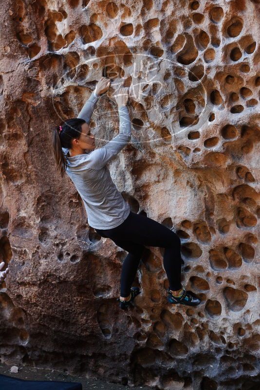 Bouldering in Hueco Tanks on 11/23/2018 with Blue Lizard Climbing and Yoga

Filename: SRM_20181123_1120190.jpg
Aperture: f/3.2
Shutter Speed: 1/160
Body: Canon EOS-1D Mark II
Lens: Canon EF 50mm f/1.8 II