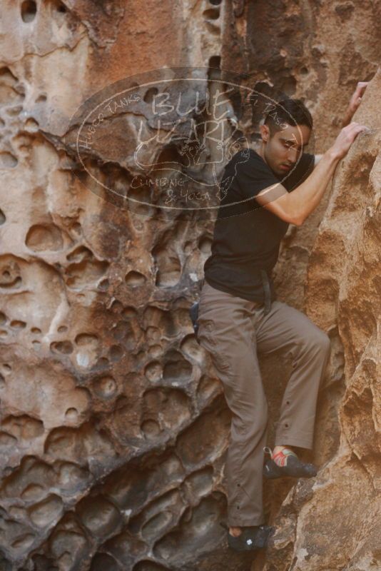 Bouldering in Hueco Tanks on 11/23/2018 with Blue Lizard Climbing and Yoga

Filename: SRM_20181123_1121410.jpg
Aperture: f/4.0
Shutter Speed: 1/160
Body: Canon EOS-1D Mark II
Lens: Canon EF 50mm f/1.8 II