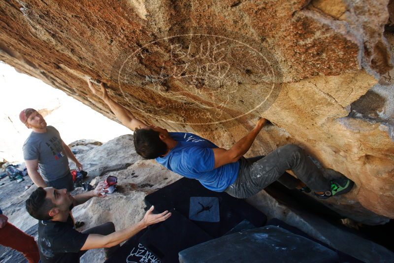 Bouldering in Hueco Tanks on 11/23/2018 with Blue Lizard Climbing and Yoga

Filename: SRM_20181123_1337540.jpg
Aperture: f/5.6
Shutter Speed: 1/400
Body: Canon EOS-1D Mark II
Lens: Canon EF 16-35mm f/2.8 L