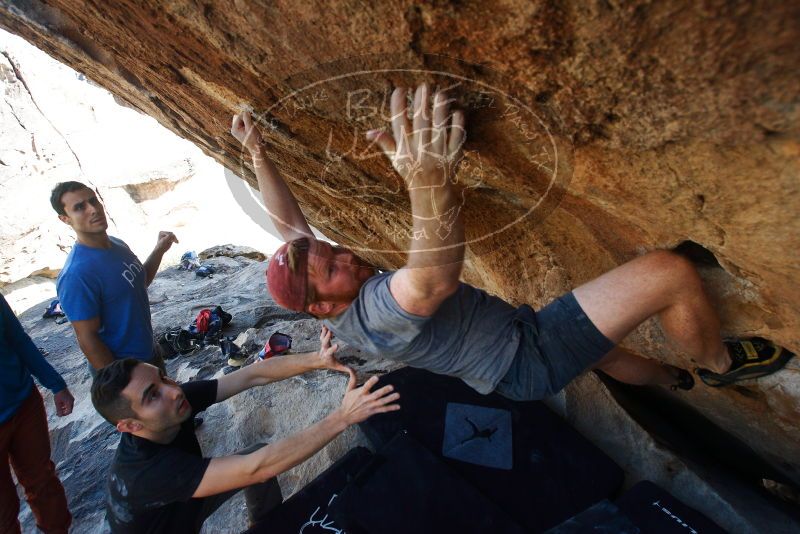 Bouldering in Hueco Tanks on 11/23/2018 with Blue Lizard Climbing and Yoga

Filename: SRM_20181123_1338511.jpg
Aperture: f/5.6
Shutter Speed: 1/400
Body: Canon EOS-1D Mark II
Lens: Canon EF 16-35mm f/2.8 L