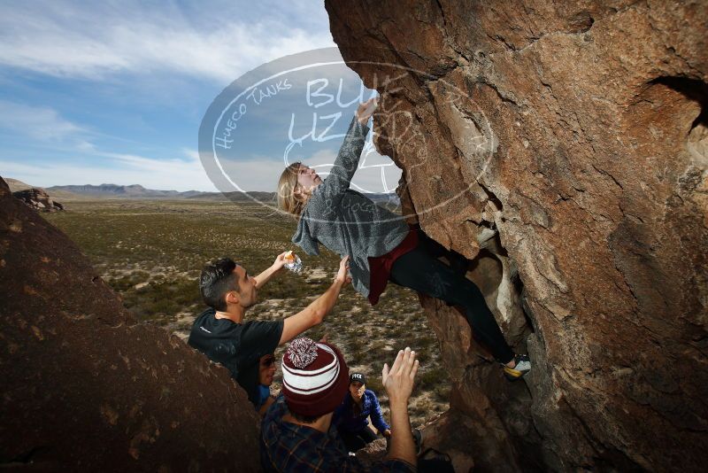 Bouldering in Hueco Tanks on 11/23/2018 with Blue Lizard Climbing and Yoga
Filename: SRM_20181123_1417460.jpg
Aperture: f/8.0
Shutter Speed: 1/250
Body: Canon EOS-1D Mark II
Lens: Canon EF 16-35mm f/2.8 L