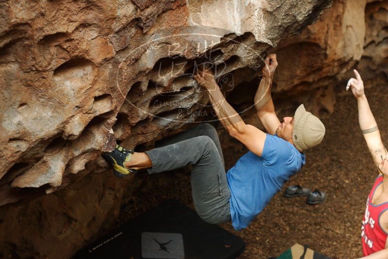 Bouldering in Hueco Tanks on 11/23/2018 with Blue Lizard Climbing and Yoga

Filename: SRM_20181123_1552540.jpg
Aperture: f/3.5
Shutter Speed: 1/250
Body: Canon EOS-1D Mark II
Lens: Canon EF 50mm f/1.8 II