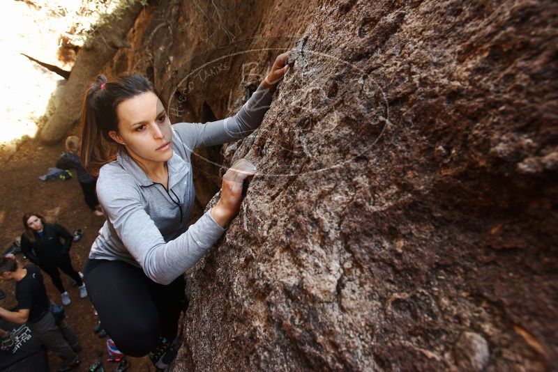 Bouldering in Hueco Tanks on 11/23/2018 with Blue Lizard Climbing and Yoga
Filename: SRM_20181123_1610020.jpg
Aperture: f/5.0
Shutter Speed: 1/125
Body: Canon EOS-1D Mark II
Lens: Canon EF 16-35mm f/2.8 L