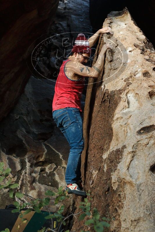 Bouldering in Hueco Tanks on 11/23/2018 with Blue Lizard Climbing and Yoga

Filename: SRM_20181123_1657530.jpg
Aperture: f/4.5
Shutter Speed: 1/160
Body: Canon EOS-1D Mark II
Lens: Canon EF 50mm f/1.8 II