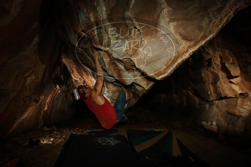 Bouldering in Hueco Tanks on 11/23/2018 with Blue Lizard Climbing and Yoga
Filename: SRM_20181123_1743070.jpg
Aperture: f/8.0
Shutter Speed: 1/250
Body: Canon EOS-1D Mark II
Lens: Canon EF 16-35mm f/2.8 L