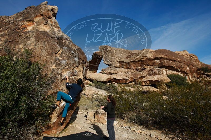 Bouldering in Hueco Tanks on 11/22/2018 with Blue Lizard Climbing and Yoga
Filename: SRM_20181122_1021490.jpg
Aperture: f/5.6
Shutter Speed: 1/800
Body: Canon EOS-1D Mark II
Lens: Canon EF 16-35mm f/2.8 L
