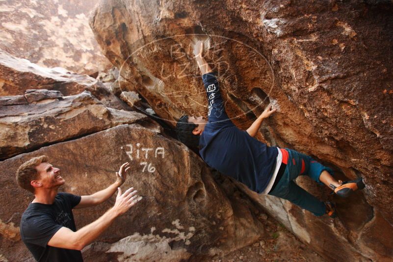 Bouldering in Hueco Tanks on 11/22/2018 with Blue Lizard Climbing and Yoga
Filename: SRM_20181122_1100020.jpg
Aperture: f/4.0
Shutter Speed: 1/500
Body: Canon EOS-1D Mark II
Lens: Canon EF 16-35mm f/2.8 L