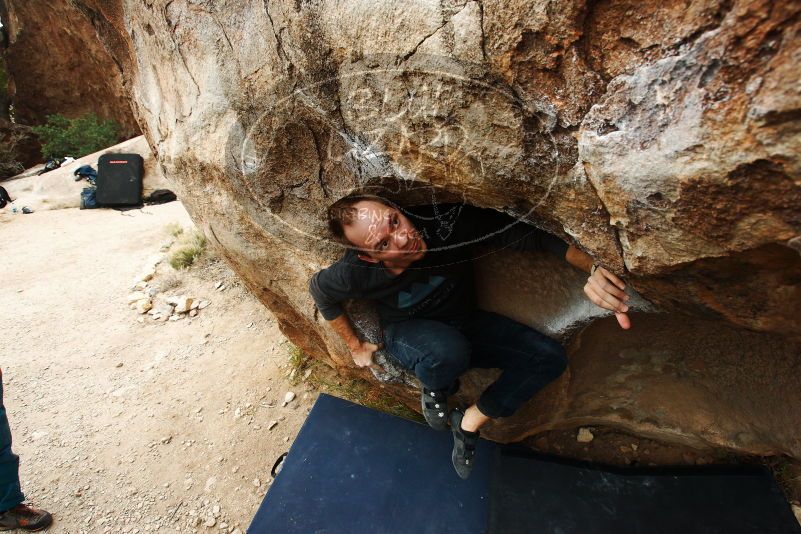 Bouldering in Hueco Tanks on 11/22/2018 with Blue Lizard Climbing and Yoga

Filename: SRM_20181122_1141290.jpg
Aperture: f/5.6
Shutter Speed: 1/500
Body: Canon EOS-1D Mark II
Lens: Canon EF 16-35mm f/2.8 L