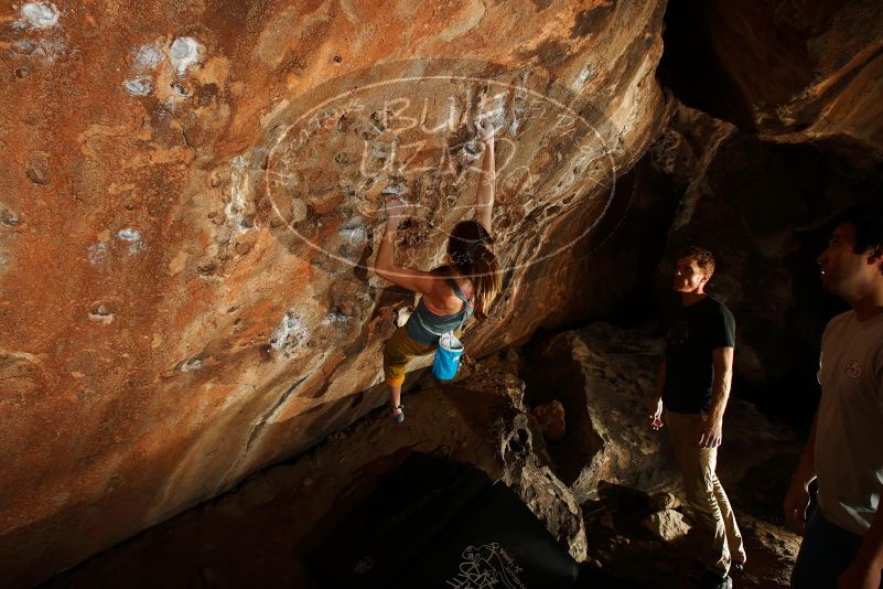 Bouldering in Hueco Tanks on 11/22/2018 with Blue Lizard Climbing and Yoga
Filename: SRM_20181122_1454230.jpg
Aperture: f/8.0
Shutter Speed: 1/250
Body: Canon EOS-1D Mark II
Lens: Canon EF 16-35mm f/2.8 L