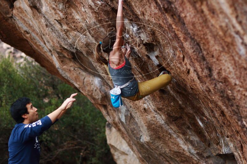 Bouldering in Hueco Tanks on 11/22/2018 with Blue Lizard Climbing and Yoga
Filename: SRM_20181122_1730140.jpg
Aperture: f/2.0
Shutter Speed: 1/125
Body: Canon EOS-1D Mark II
Lens: Canon EF 85mm f/1.2 L II