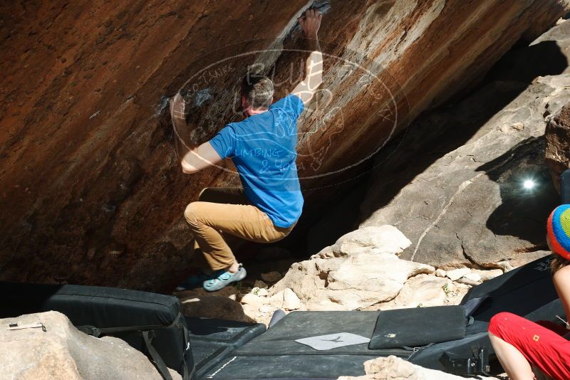Bouldering in Hueco Tanks on 11/20/2018 with Blue Lizard Climbing and Yoga

Filename: SRM_20181120_1220090.jpg
Aperture: f/8.0
Shutter Speed: 1/250
Body: Canon EOS-1D Mark II
Lens: Canon EF 50mm f/1.8 II