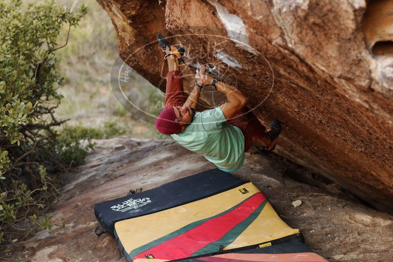Bouldering in Hueco Tanks on 11/09/2018 with Blue Lizard Climbing and Yoga
Filename: SRM_20181109_1719181.jpg
Aperture: f/2.8
Shutter Speed: 1/640
Body: Canon EOS-1D Mark II
Lens: Canon EF 85mm f/1.2 L II