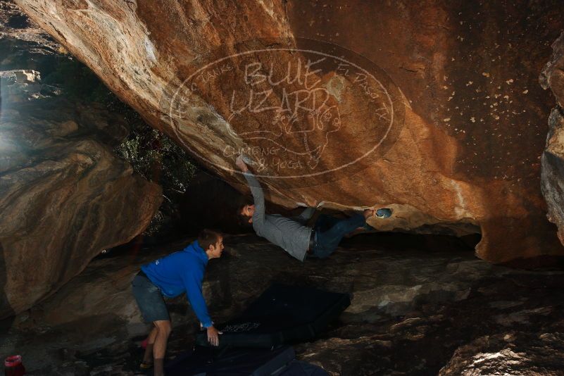 Bouldering in Hueco Tanks on 12/01/2018 with Blue Lizard Climbing and Yoga

Filename: SRM_20181201_1146350.jpg
Aperture: f/8.0
Shutter Speed: 1/250
Body: Canon EOS-1D Mark II
Lens: Canon EF 16-35mm f/2.8 L