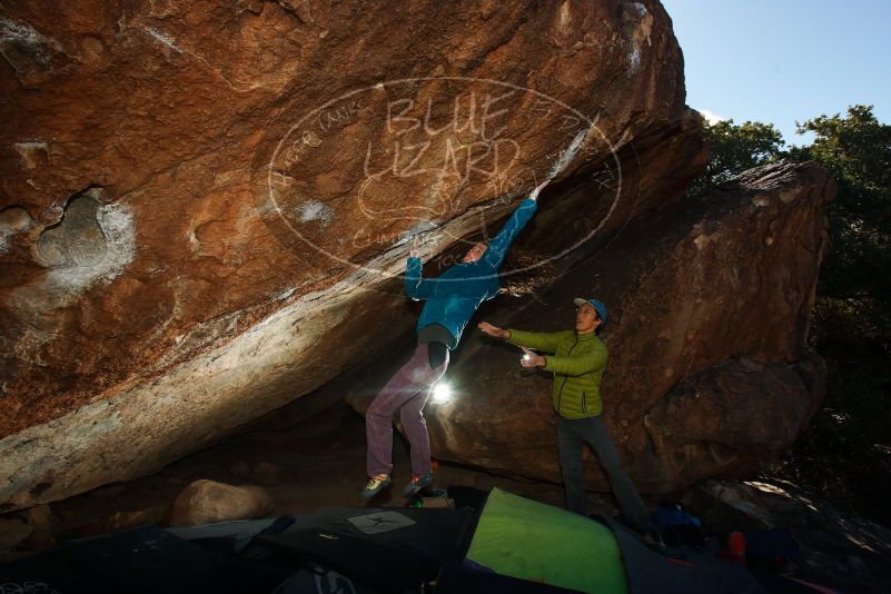 Bouldering in Hueco Tanks on 12/01/2018 with Blue Lizard Climbing and Yoga
Filename: SRM_20181201_1232570.jpg
Aperture: f/8.0
Shutter Speed: 1/320
Body: Canon EOS-1D Mark II
Lens: Canon EF 16-35mm f/2.8 L