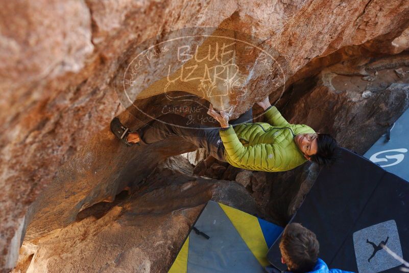 Bouldering in Hueco Tanks on 12/01/2018 with Blue Lizard Climbing and Yoga

Filename: SRM_20181201_1431540.jpg
Aperture: f/4.0
Shutter Speed: 1/250
Body: Canon EOS-1D Mark II
Lens: Canon EF 50mm f/1.8 II