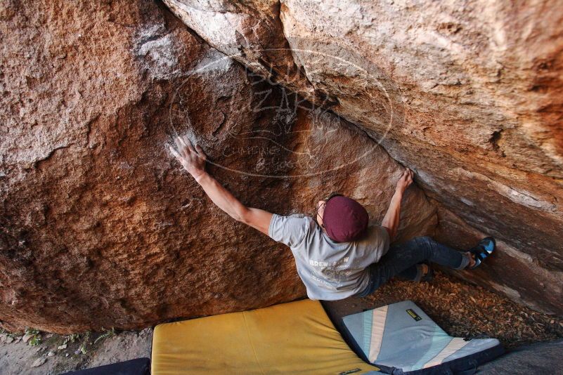 Bouldering in Hueco Tanks on 12/01/2018 with Blue Lizard Climbing and Yoga

Filename: SRM_20181201_1655400.jpg
Aperture: f/4.0
Shutter Speed: 1/250
Body: Canon EOS-1D Mark II
Lens: Canon EF 16-35mm f/2.8 L