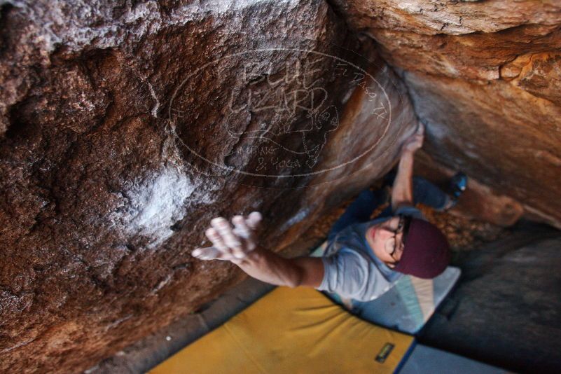 Bouldering in Hueco Tanks on 12/01/2018 with Blue Lizard Climbing and Yoga

Filename: SRM_20181201_1700200.jpg
Aperture: f/3.5
Shutter Speed: 1/250
Body: Canon EOS-1D Mark II
Lens: Canon EF 16-35mm f/2.8 L