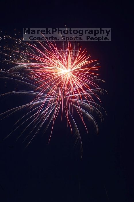 Independence day fireworks, outside of Austin, TX.

Filename: SRM_20060704_210130_9.jpg
Aperture: f/18.0
Shutter Speed: 8/1
Body: Canon EOS 20D
Lens: Canon EF-S 18-55mm f/3.5-5.6
