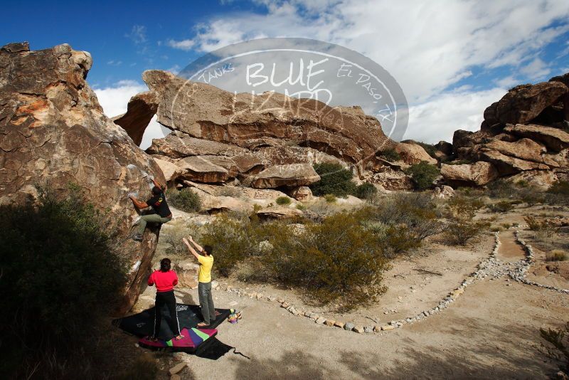 Bouldering in Hueco Tanks on 12/02/2018 with Blue Lizard Climbing and Yoga

Filename: SRM_20181202_1107000.jpg
Aperture: f/8.0
Shutter Speed: 1/250
Body: Canon EOS-1D Mark II
Lens: Canon EF 16-35mm f/2.8 L