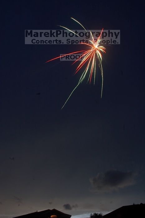 Independence day fireworks, outside of Austin, TX.

Filename: SRM_20060704_205820_3.jpg
Aperture: f/18.0
Shutter Speed: 8/1
Body: Canon EOS 20D
Lens: Canon EF-S 18-55mm f/3.5-5.6