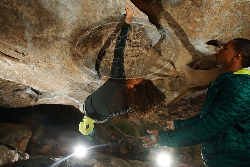 Bouldering in Hueco Tanks on 12/08/2018 with Blue Lizard Climbing and Yoga

Filename: SRM_20181208_1126380.jpg
Aperture: f/8.0
Shutter Speed: 1/250
Body: Canon EOS-1D Mark II
Lens: Canon EF 16-35mm f/2.8 L