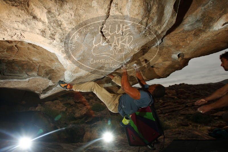 Bouldering in Hueco Tanks on 12/08/2018 with Blue Lizard Climbing and Yoga
Filename: SRM_20181208_1145050.jpg
Aperture: f/8.0
Shutter Speed: 1/250
Body: Canon EOS-1D Mark II
Lens: Canon EF 16-35mm f/2.8 L