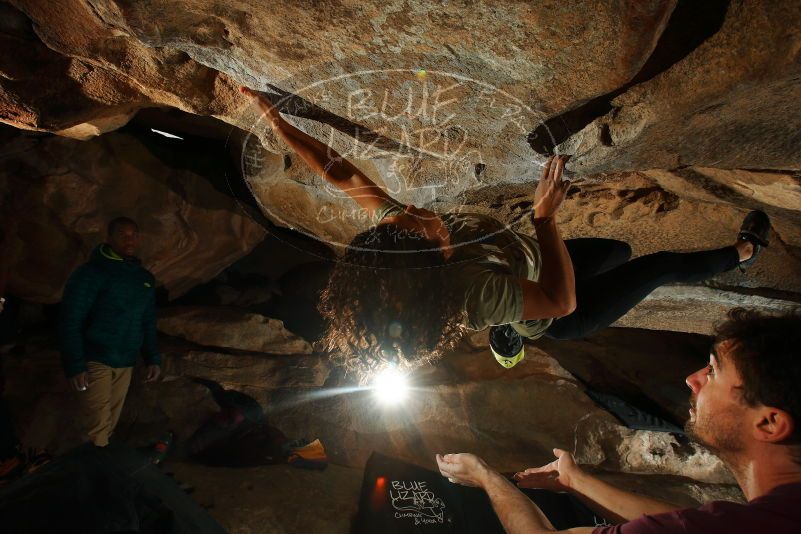 Bouldering in Hueco Tanks on 12/08/2018 with Blue Lizard Climbing and Yoga
Filename: SRM_20181208_1149000.jpg
Aperture: f/8.0
Shutter Speed: 1/250
Body: Canon EOS-1D Mark II
Lens: Canon EF 16-35mm f/2.8 L