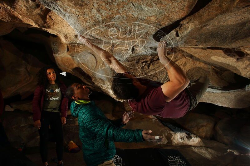 Bouldering in Hueco Tanks on 12/08/2018 with Blue Lizard Climbing and Yoga

Filename: SRM_20181208_1150160.jpg
Aperture: f/8.0
Shutter Speed: 1/250
Body: Canon EOS-1D Mark II
Lens: Canon EF 16-35mm f/2.8 L